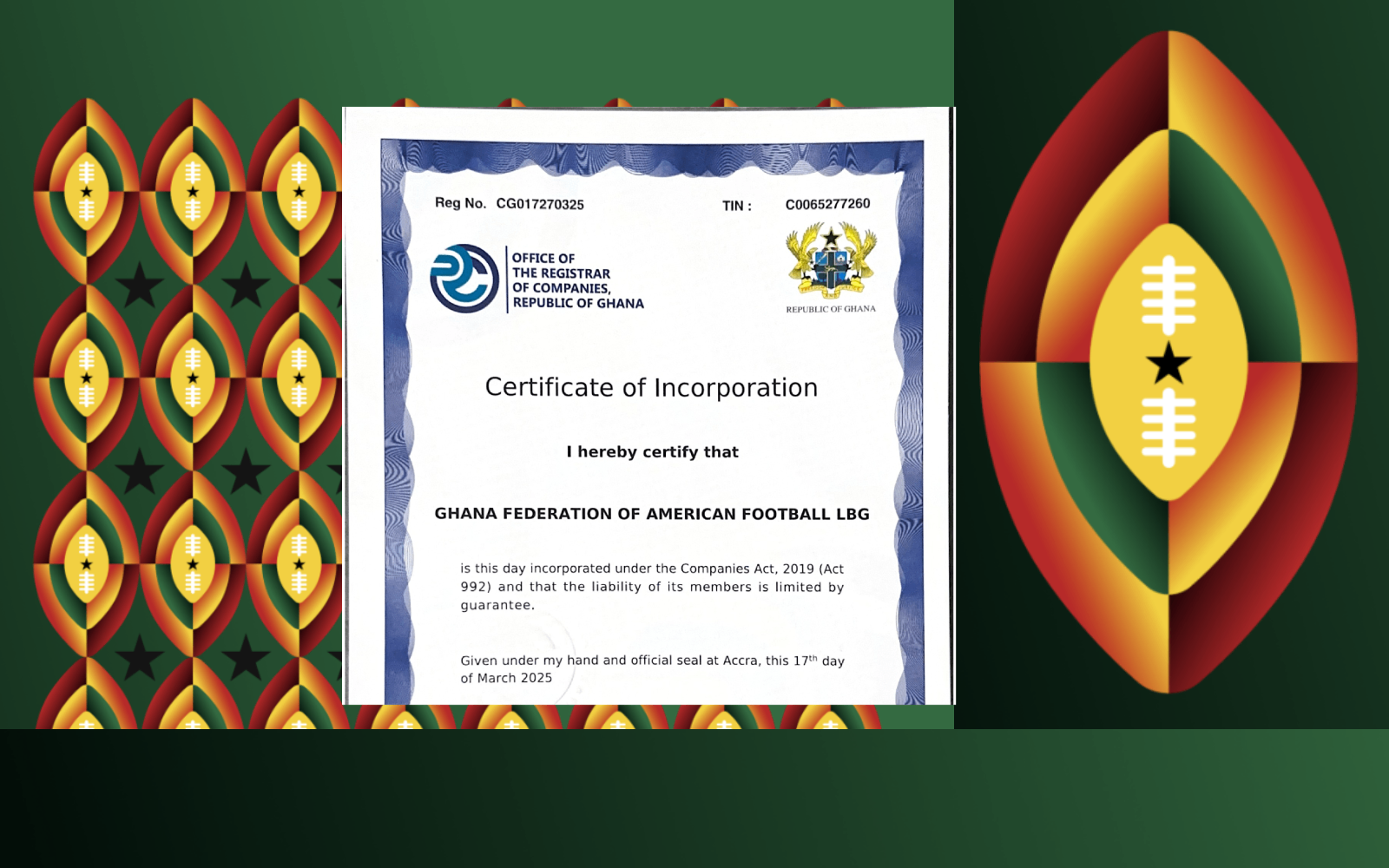 GFAF Incorporation